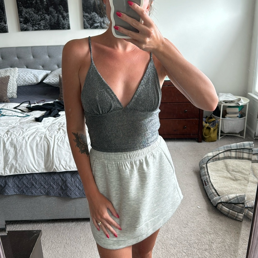 NWOT UO shimmer top